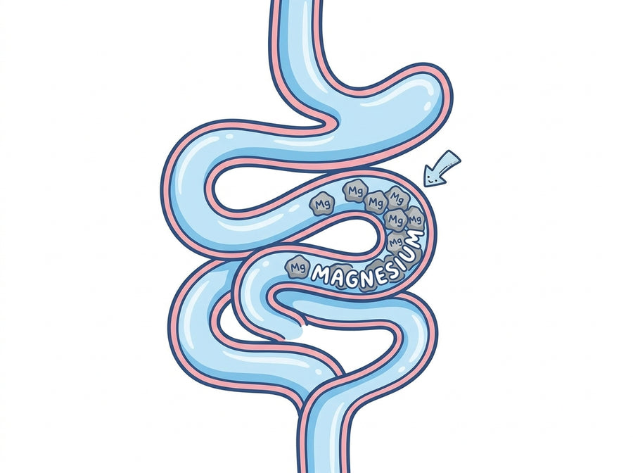 96% of the magnesium you're already taking never leaves your gut