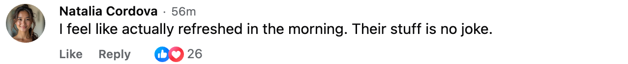 Customer comment