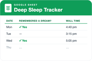 Deep Sleep Tracker