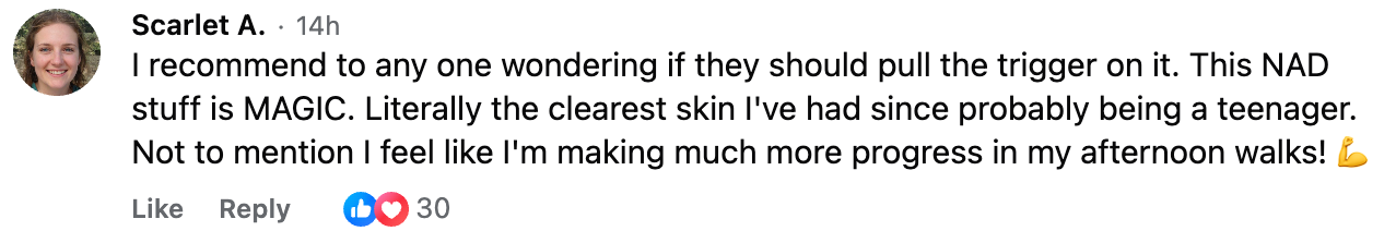 Customer comment